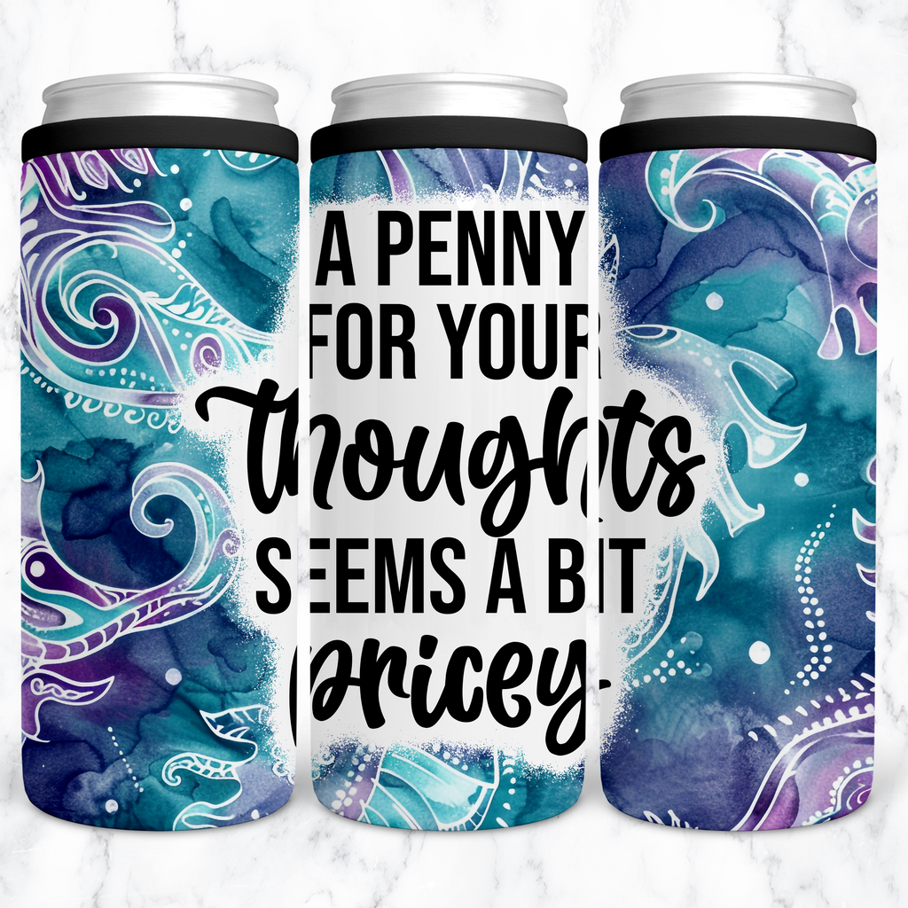 Skinny Can Holder- Insulated Stainless Steel