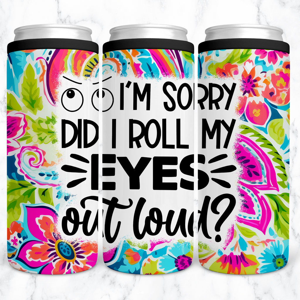 Skinny Can Holder- Insulated Stainless Steel