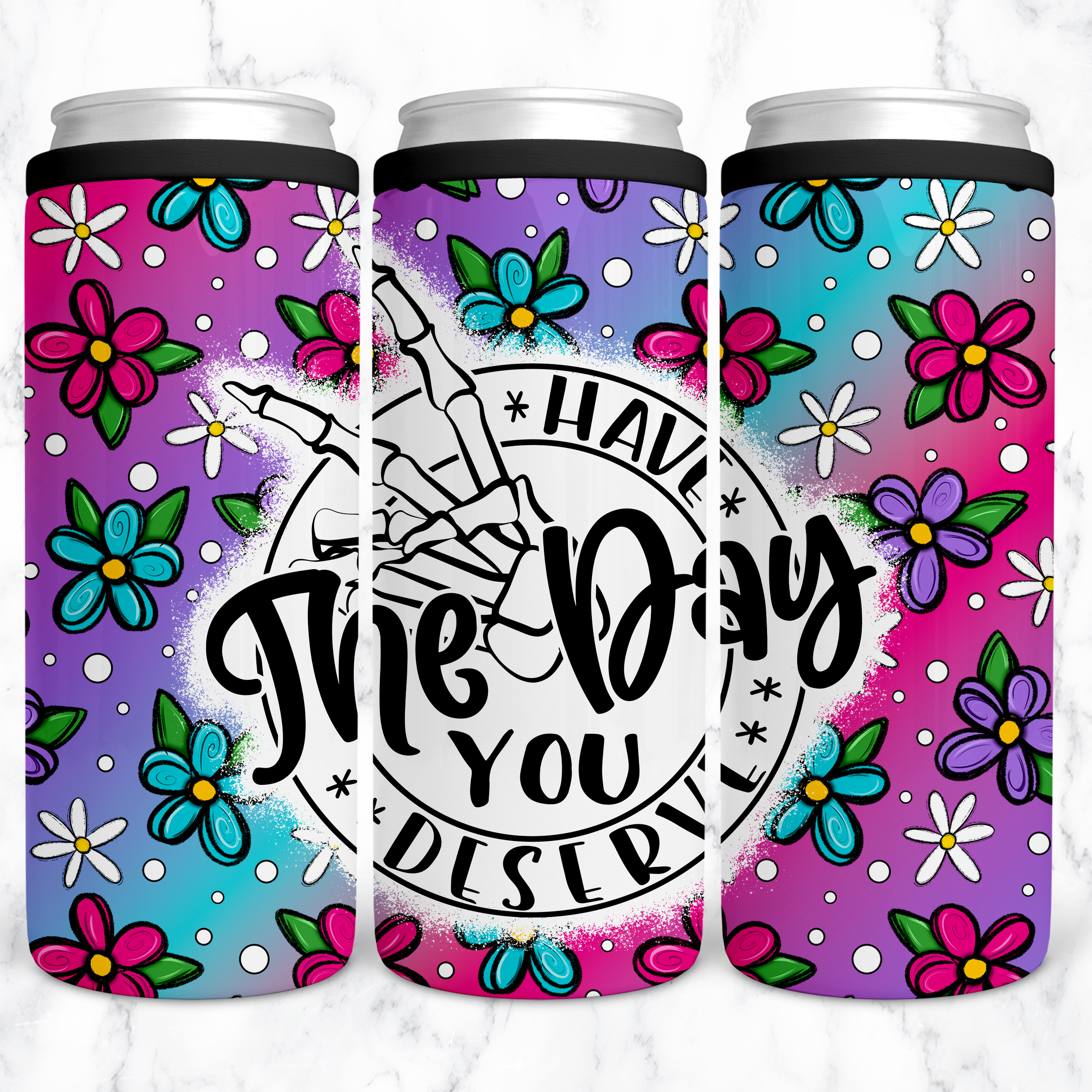 Skinny Can Holder- Insulated Stainless Steel