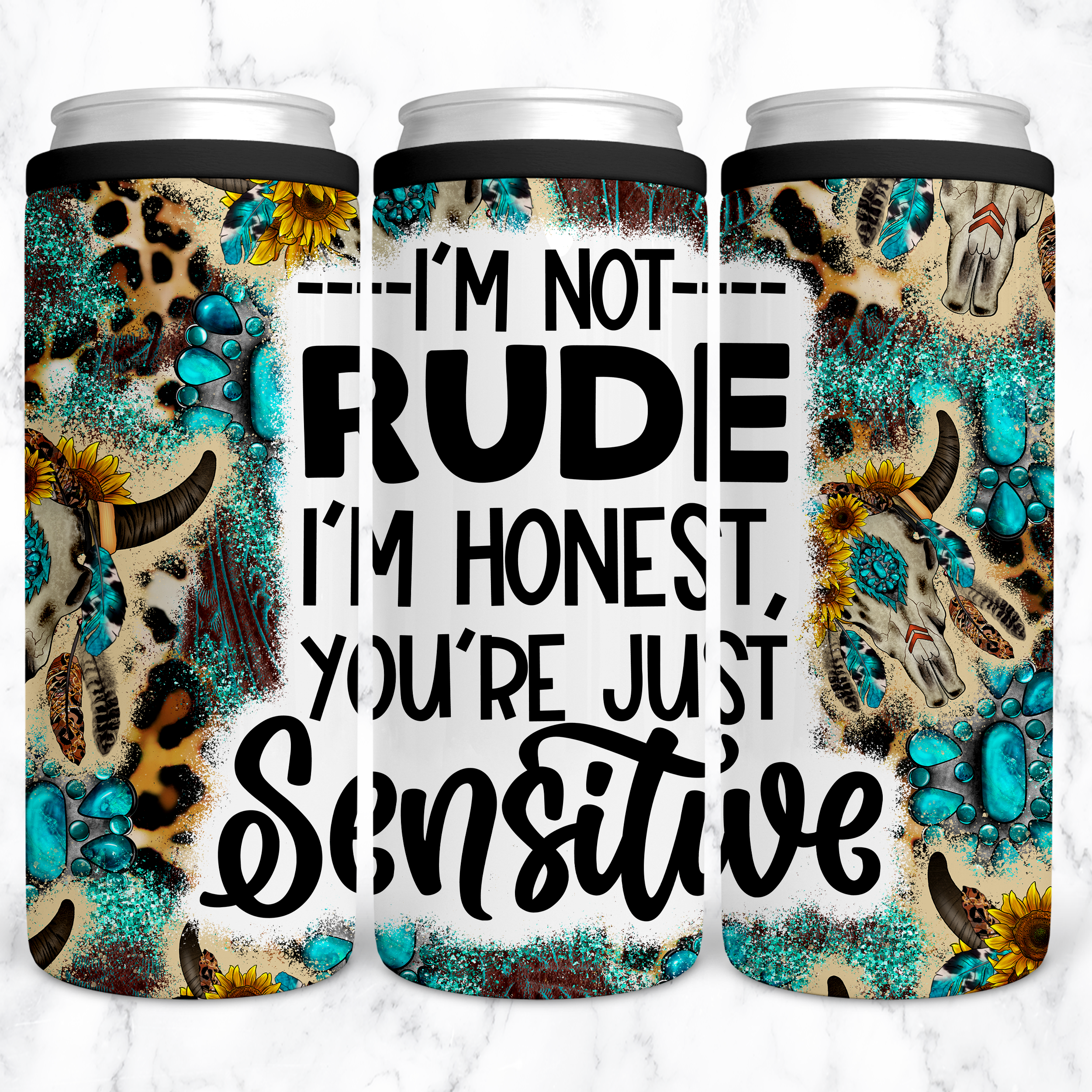 Skinny Can Holder- Insulated Stainless Steel