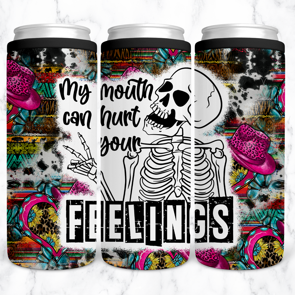 Skinny Can Holder- Insulated Stainless Steel