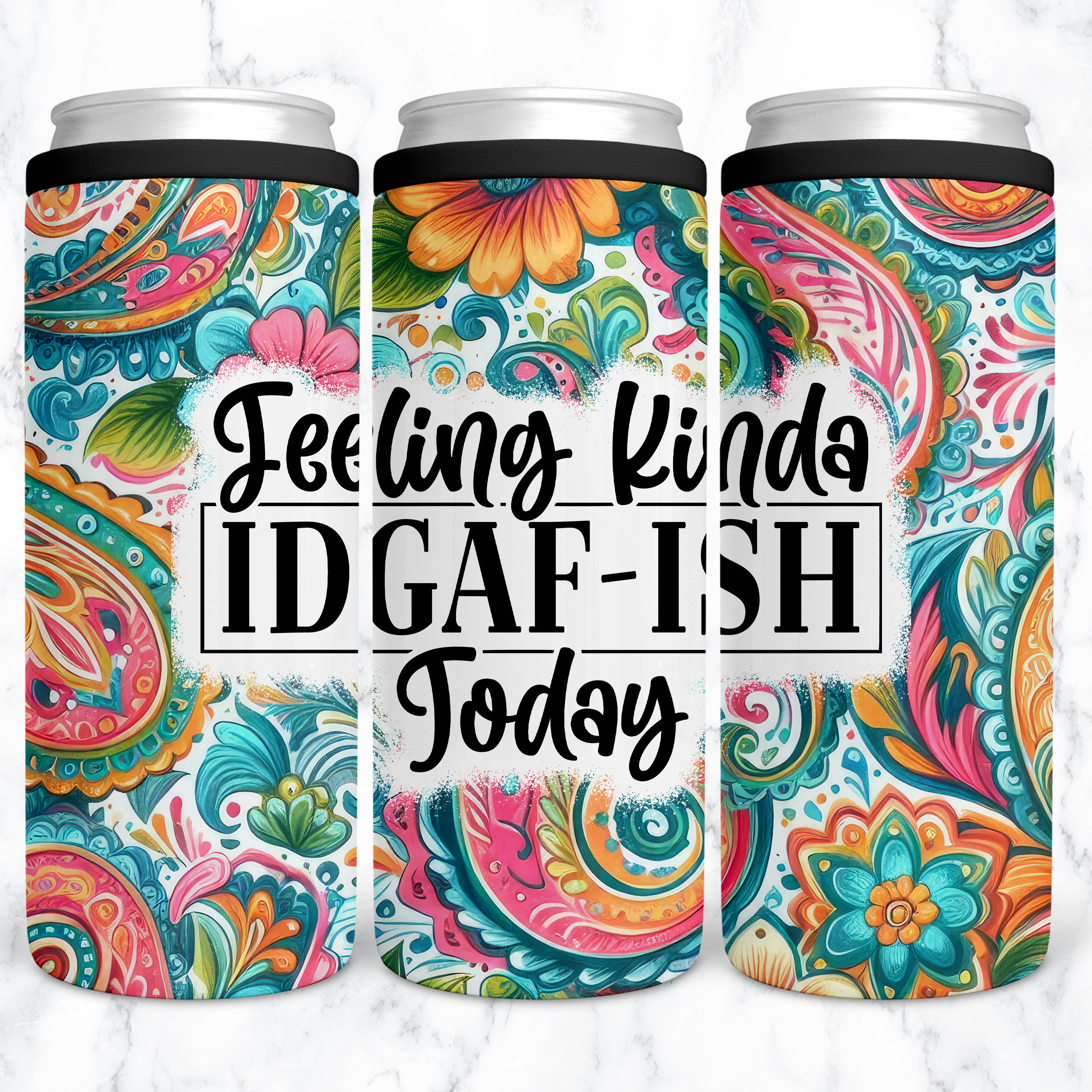 Skinny Can Holder- Insulated Stainless Steel