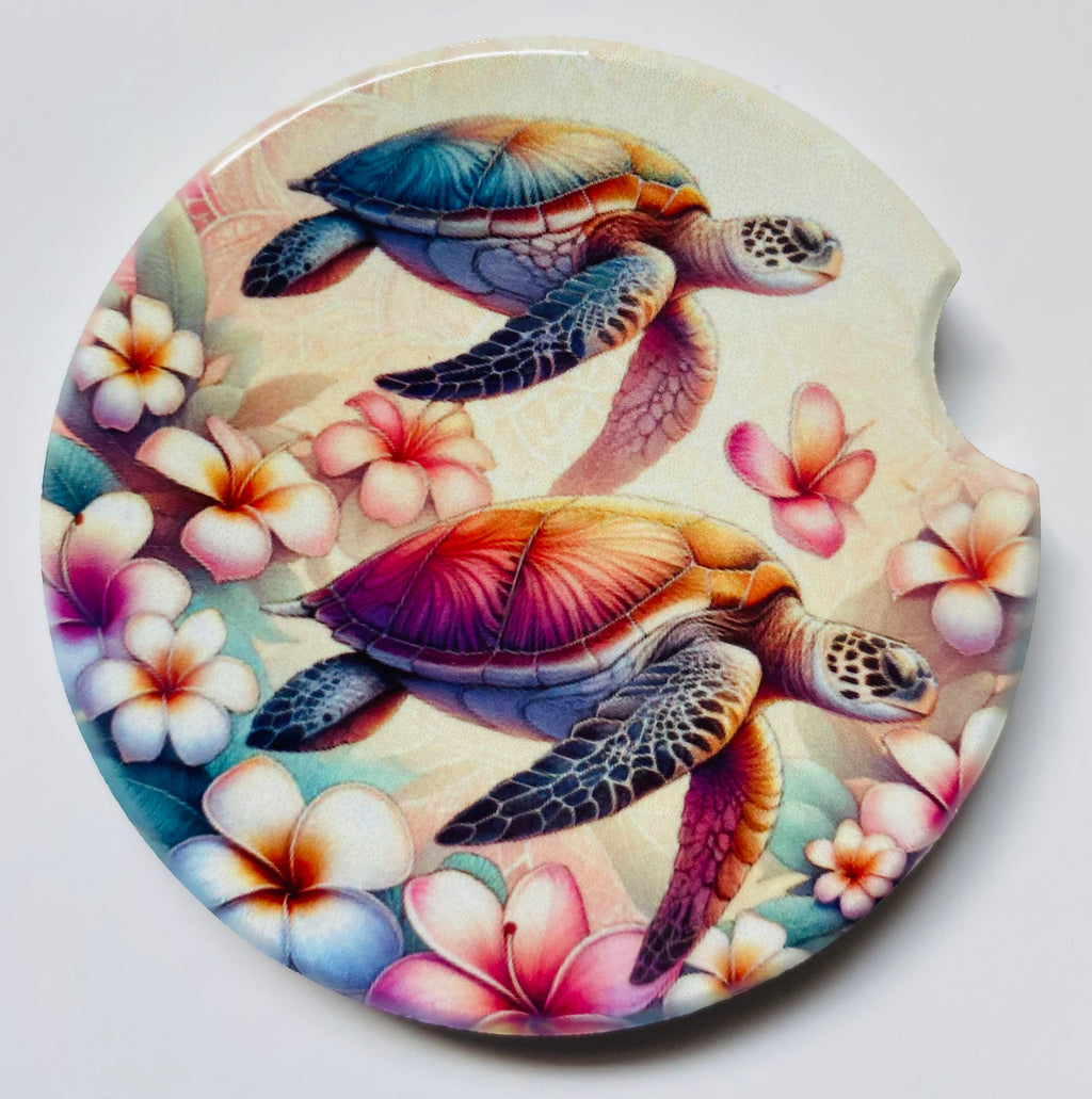 Sea Turtles - Car Coasters - Set of 2