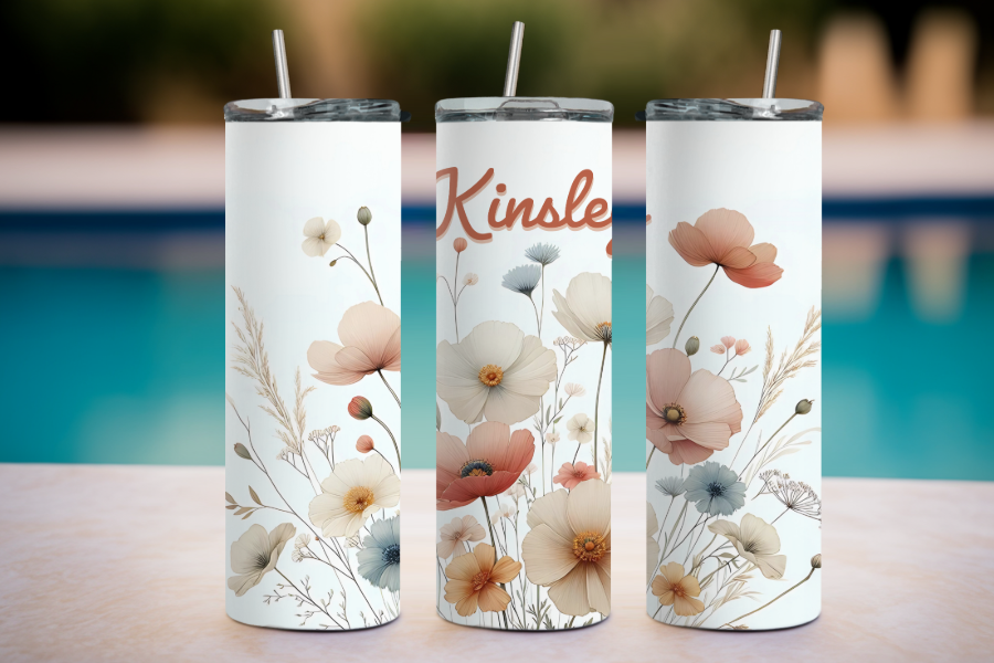 20oz Skinny Tumbler - Choice of Custom Graphics
