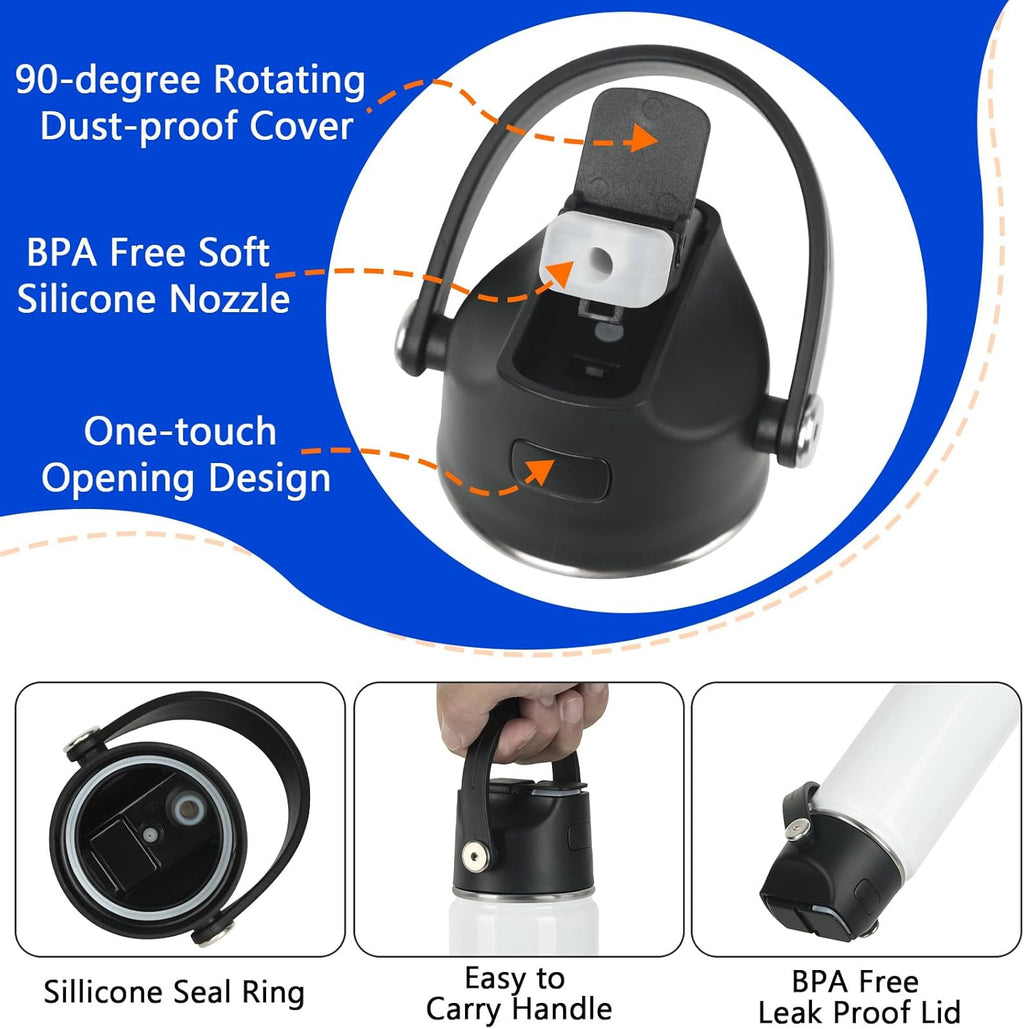 20oz Tumbler - Push Button Flip Sports Lid